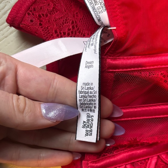 La SENZA Dream Angels Vibrant Red Corset - Picture 3 of 5